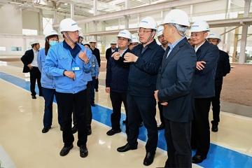 Zhang Xiang'an, Secretary of Anqing Municipal Party committee,  paid a visit to ARN group for investigation and guidance